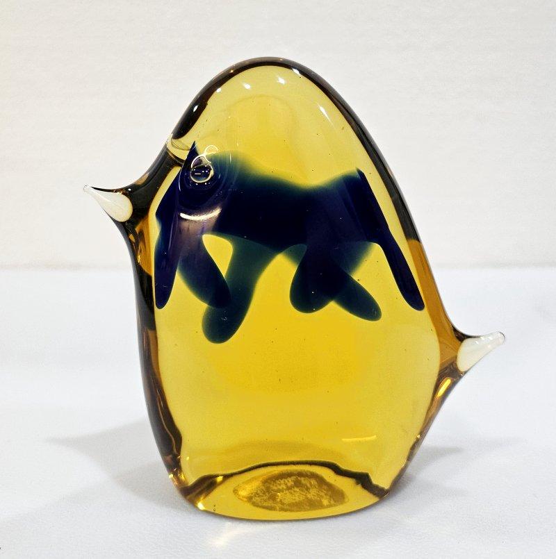 Salviati Murano Glass Chick Sculpture with Original Label CLOSING SALE In Good Condition In Warrenton, OR