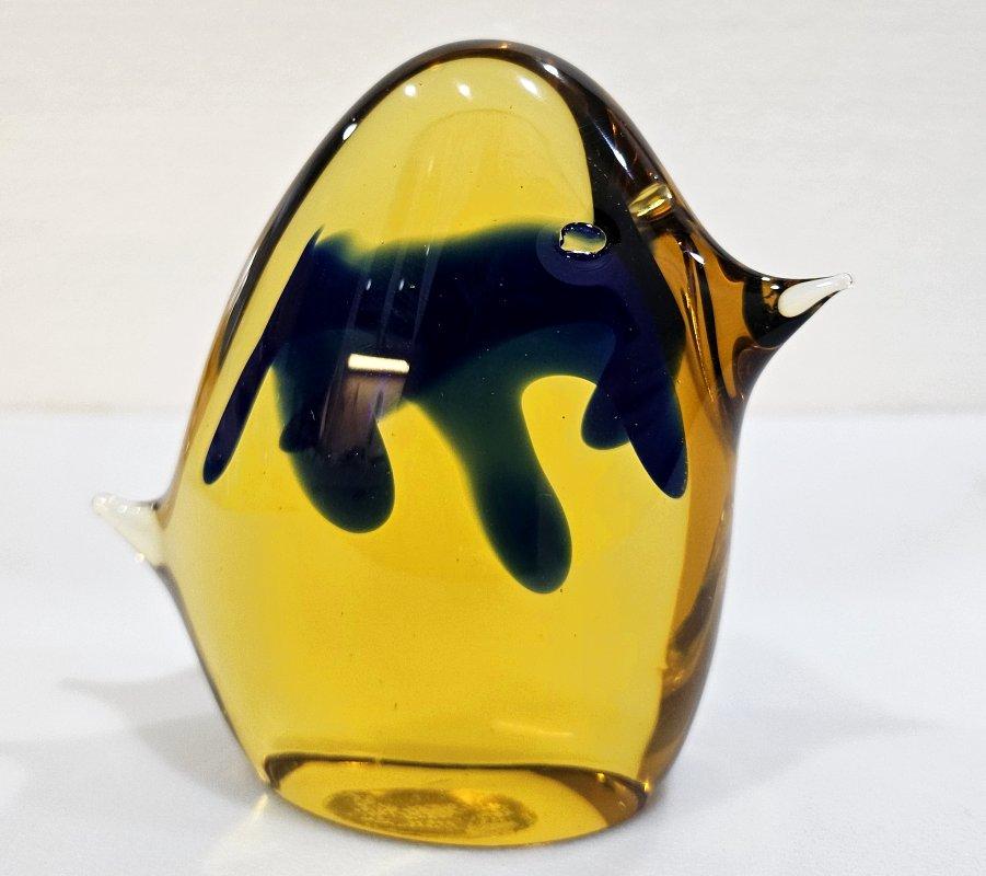 Salviati Murano Glass Chick Sculpture with Original Label CLOSING SALE 1