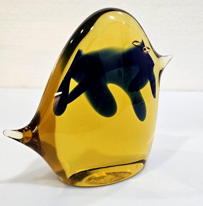 Salviati Murano Glass Chick Sculpture with Original Label CLOSING SALE 2