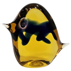Salviati Murano Glass Chick Sculpture with Original Label CLOSING SALE