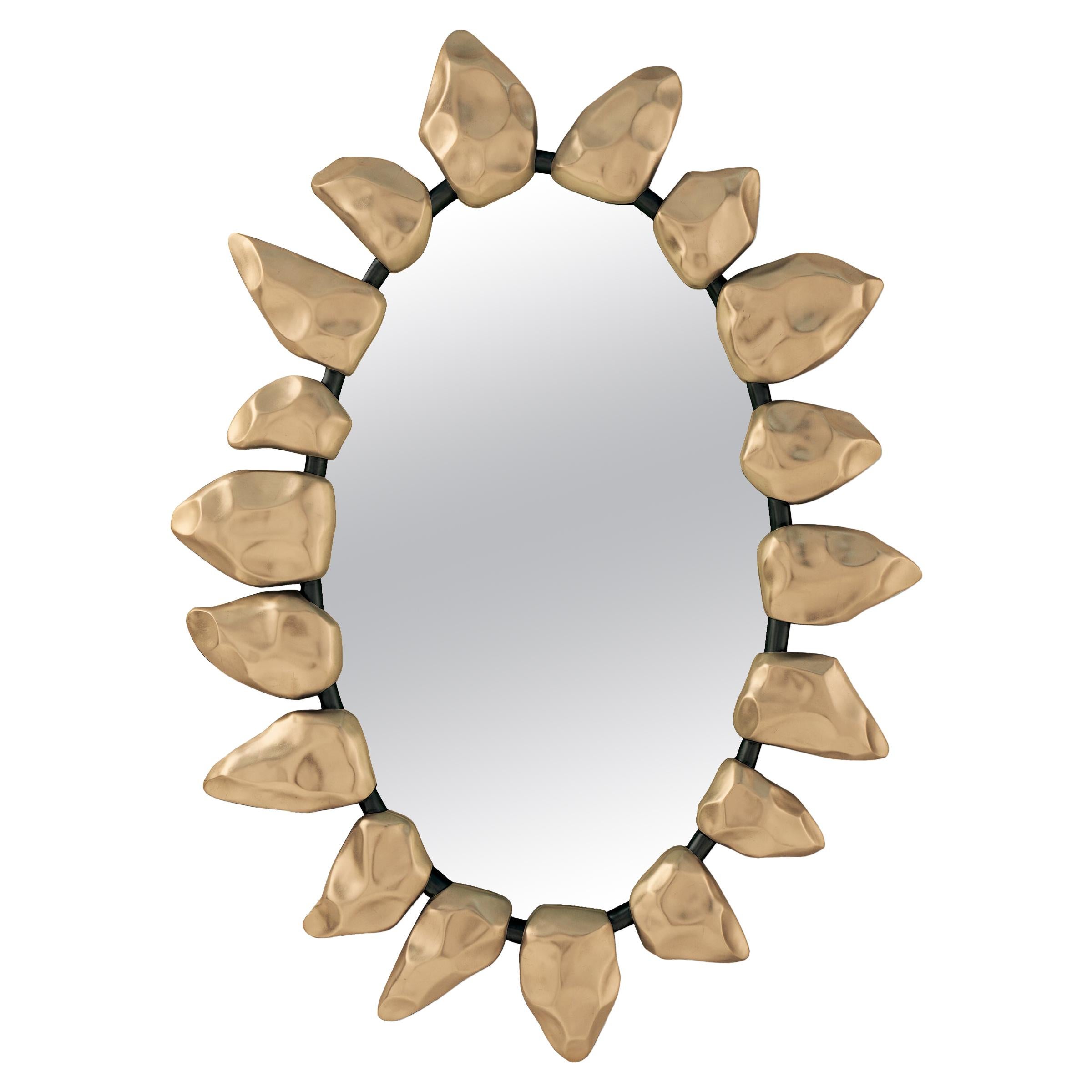 Golden Silex Mirror For Sale