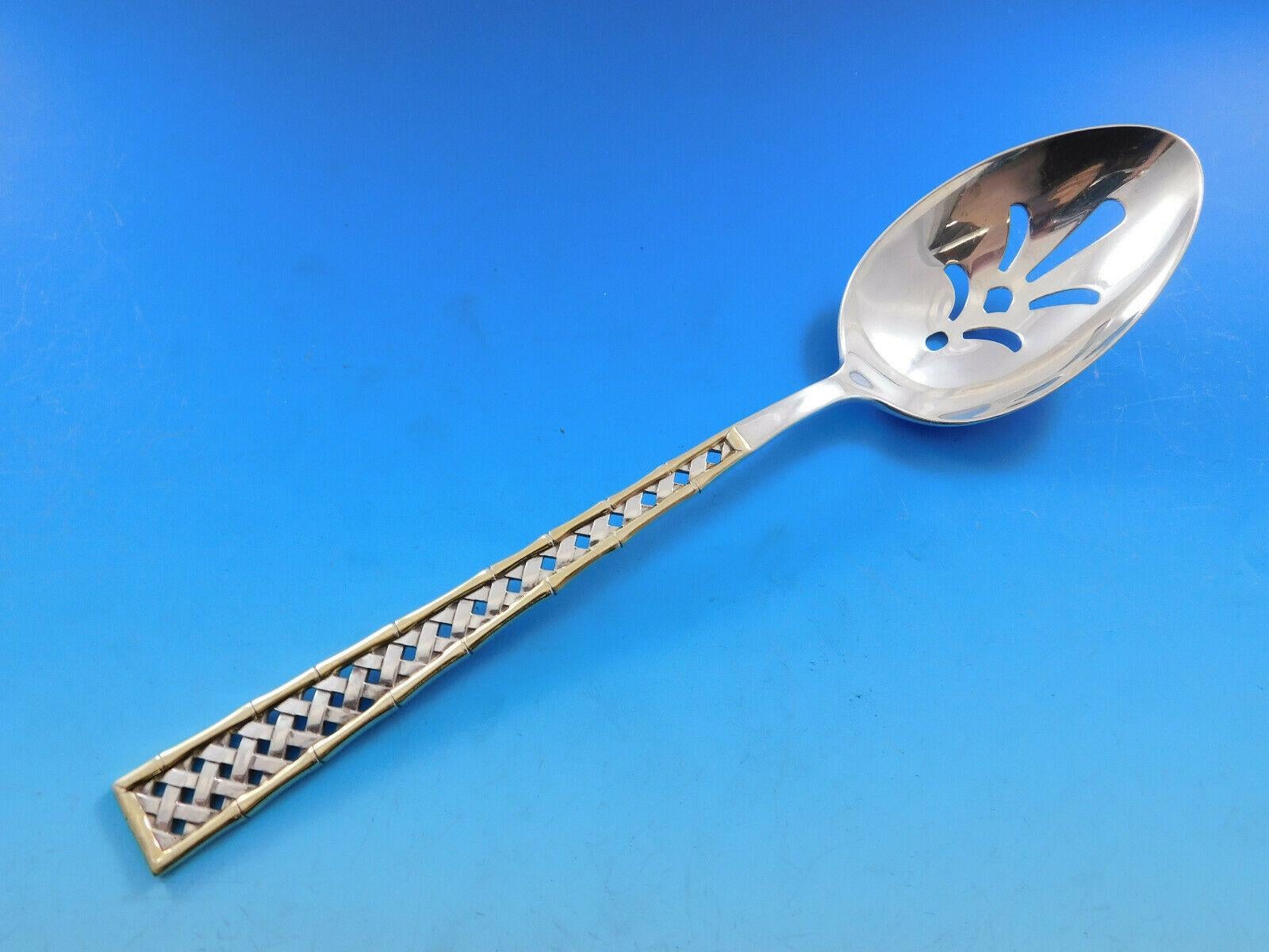 Ensemble de 51 pièces de couverts en argent sterling et bambou Golden Tradewinds par International en vente 1