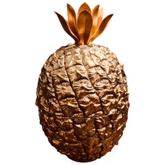 Golden Retro Pineapple Ice Bucket by Michel Dartois