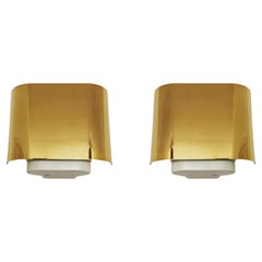 Golden Wall Lamps by Staff