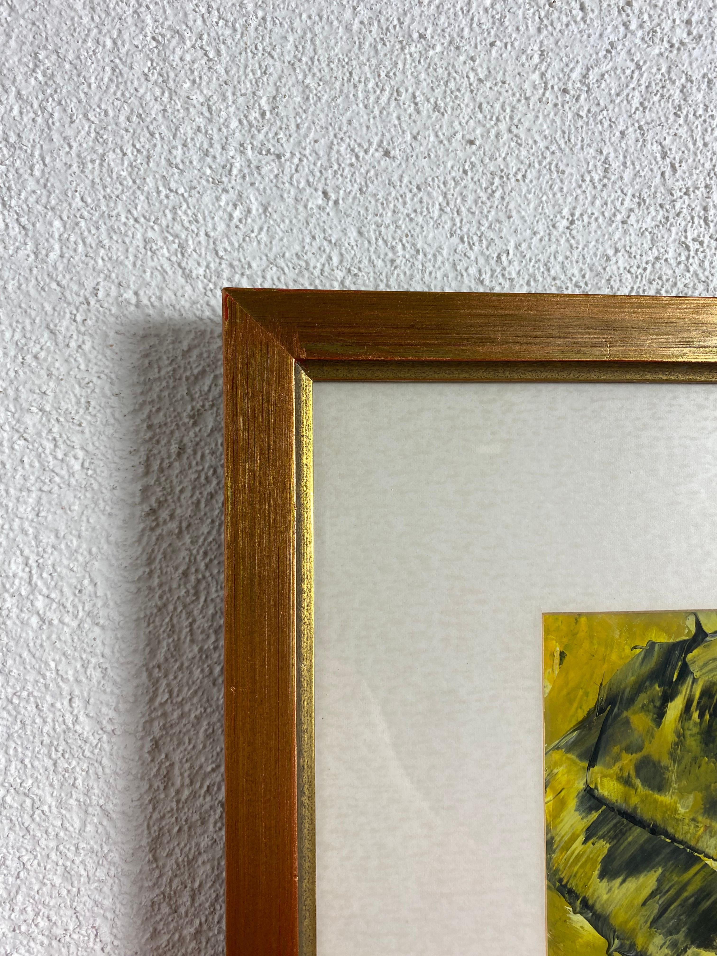 Golden Waves, Moderne Abstraktion von Juraj Huliak im Angebot 2