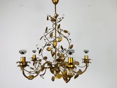 Golden Wheat Sheaf Pendant Lamp by Hans Kögl, Germany, 1970s
