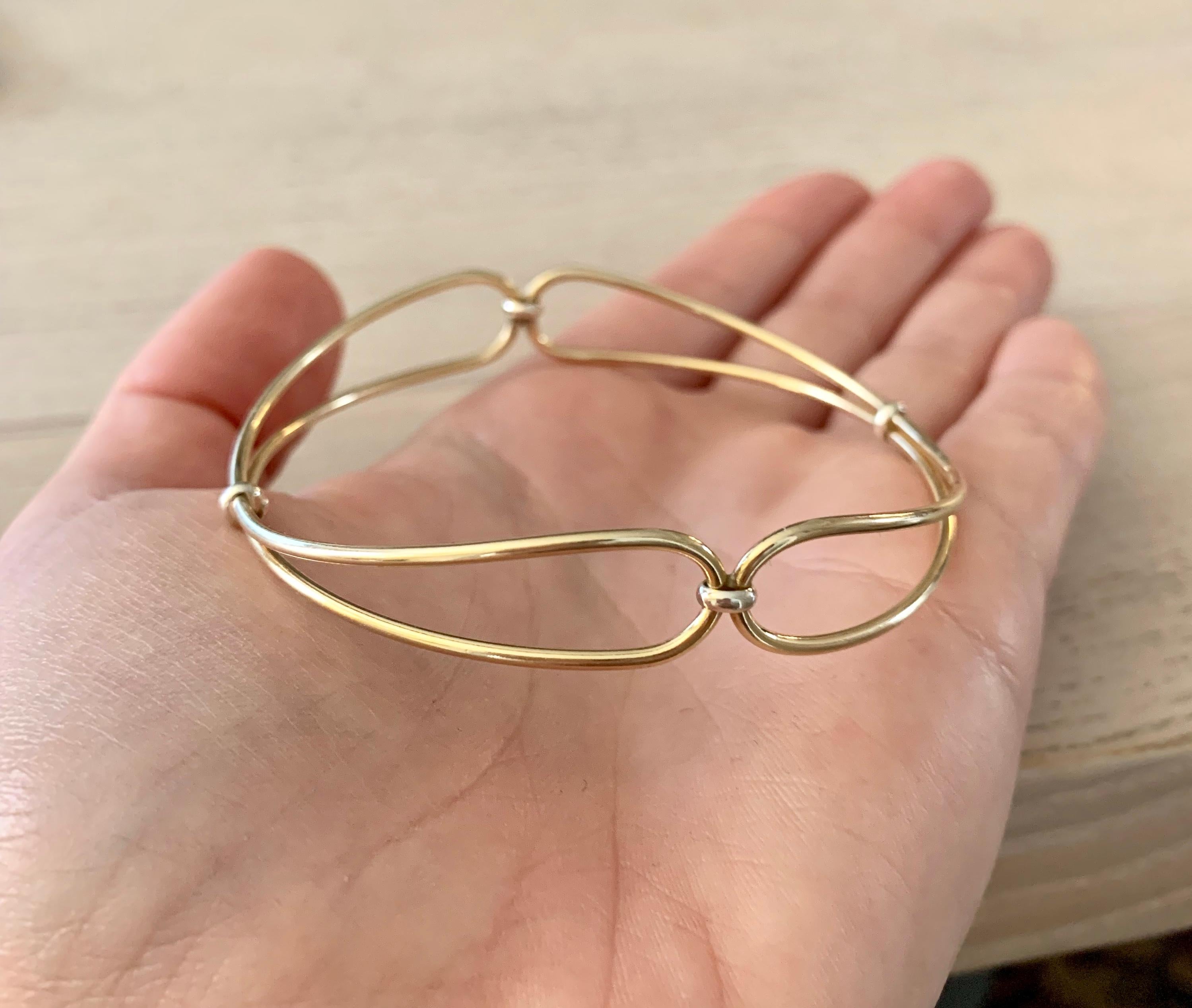 gold wire bangle