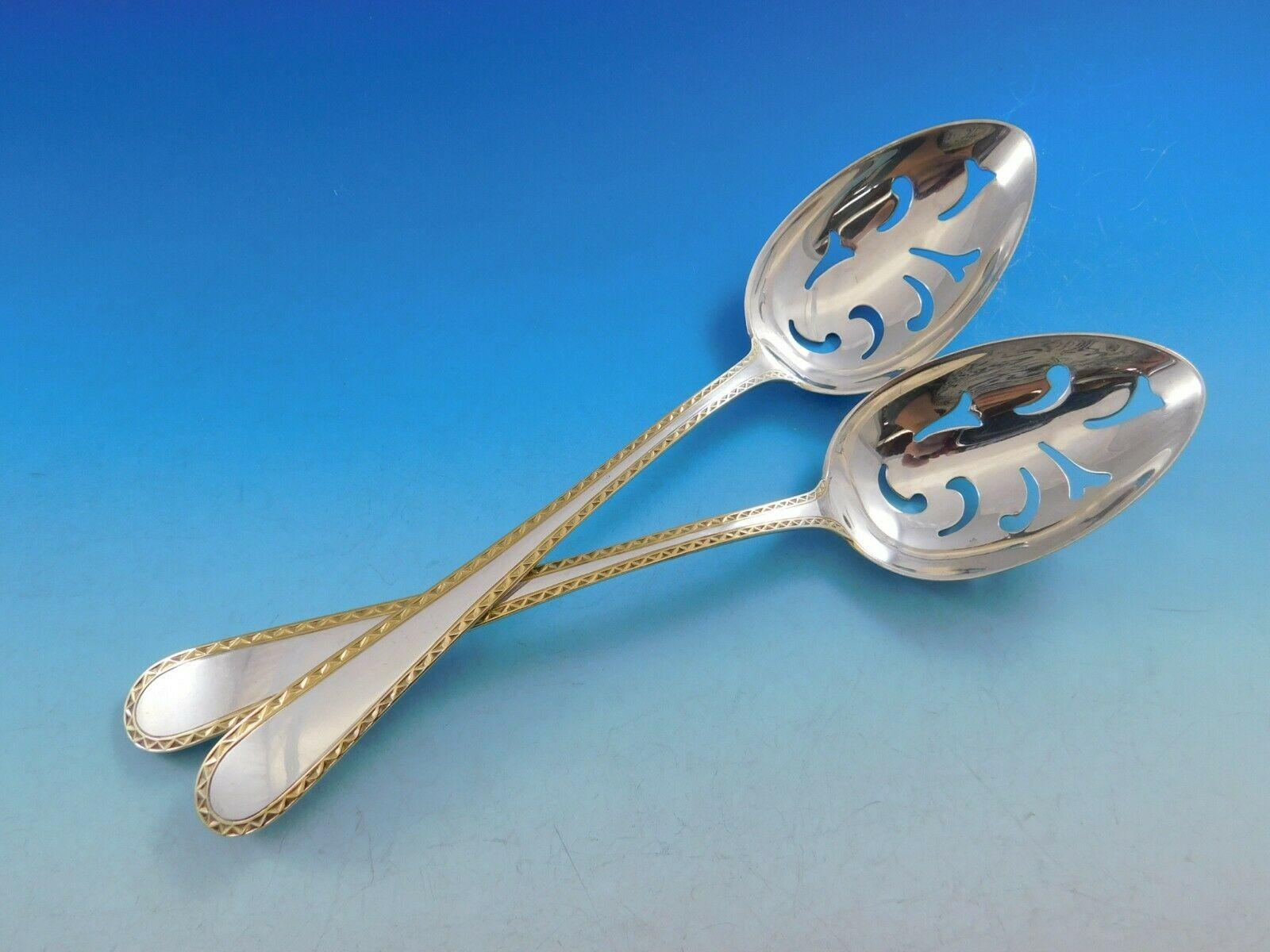 Golden Winslow by Kirk, Besteckset aus Sterlingsilber, 18 Personen, 80 Teile (Mittleres 19. Jahrhundert) im Angebot