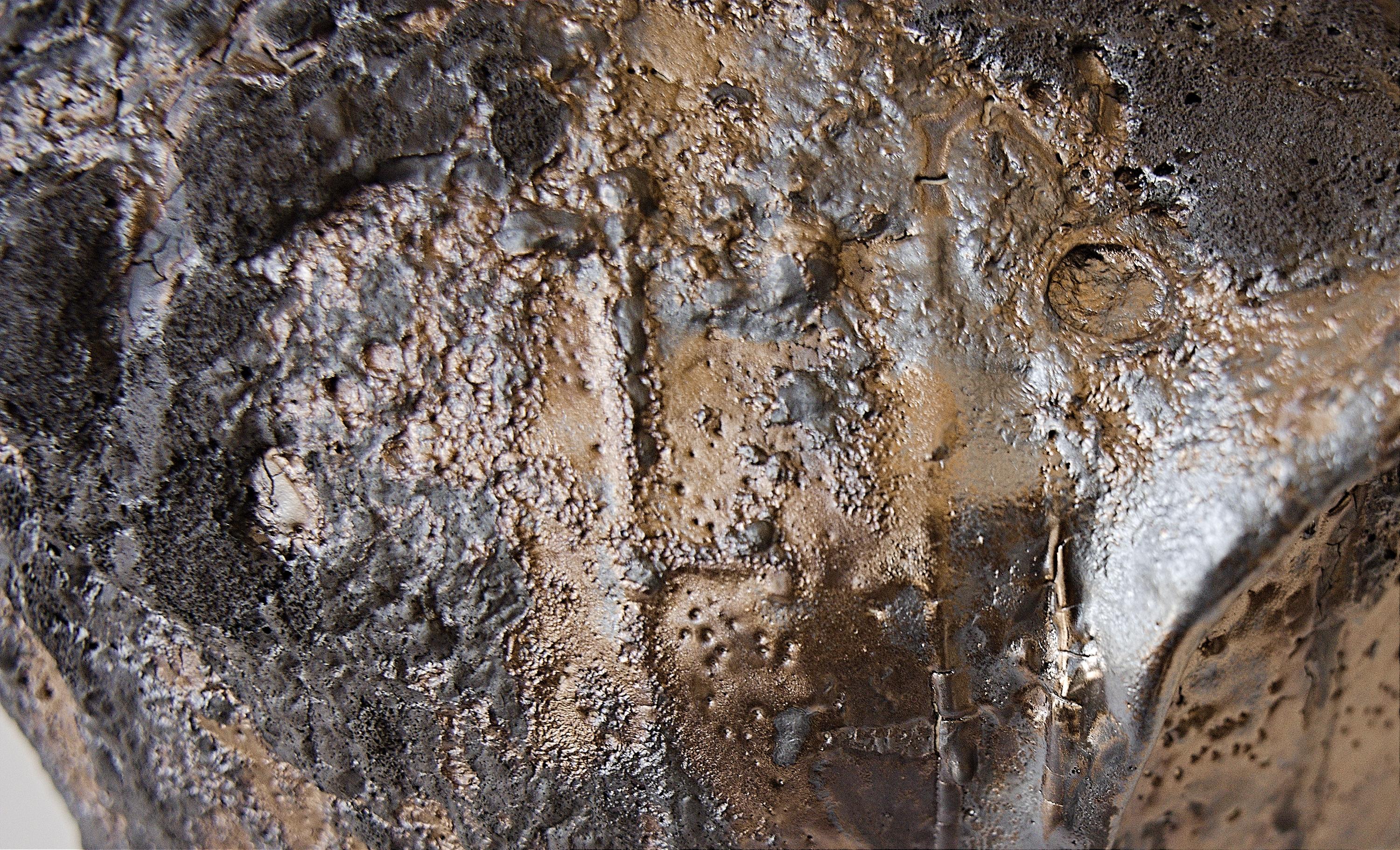 Vaso in legno A. Winter con maniglie in vendita 3