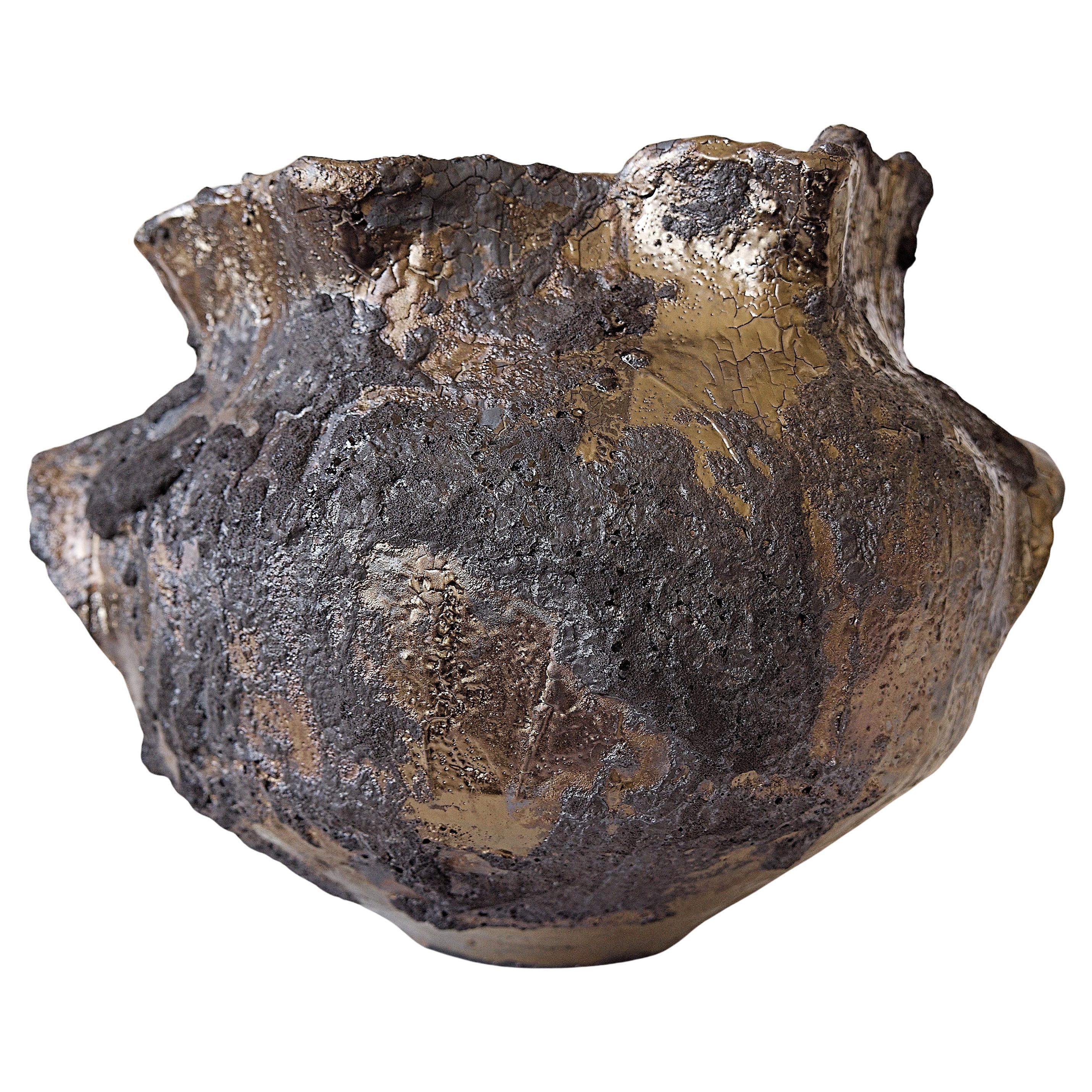 Vaso in legno A. Winter con maniglie in vendita