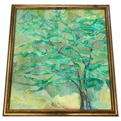 "Golden Wood", Oil on Canvas by Marilyn Ashbrook, 1977