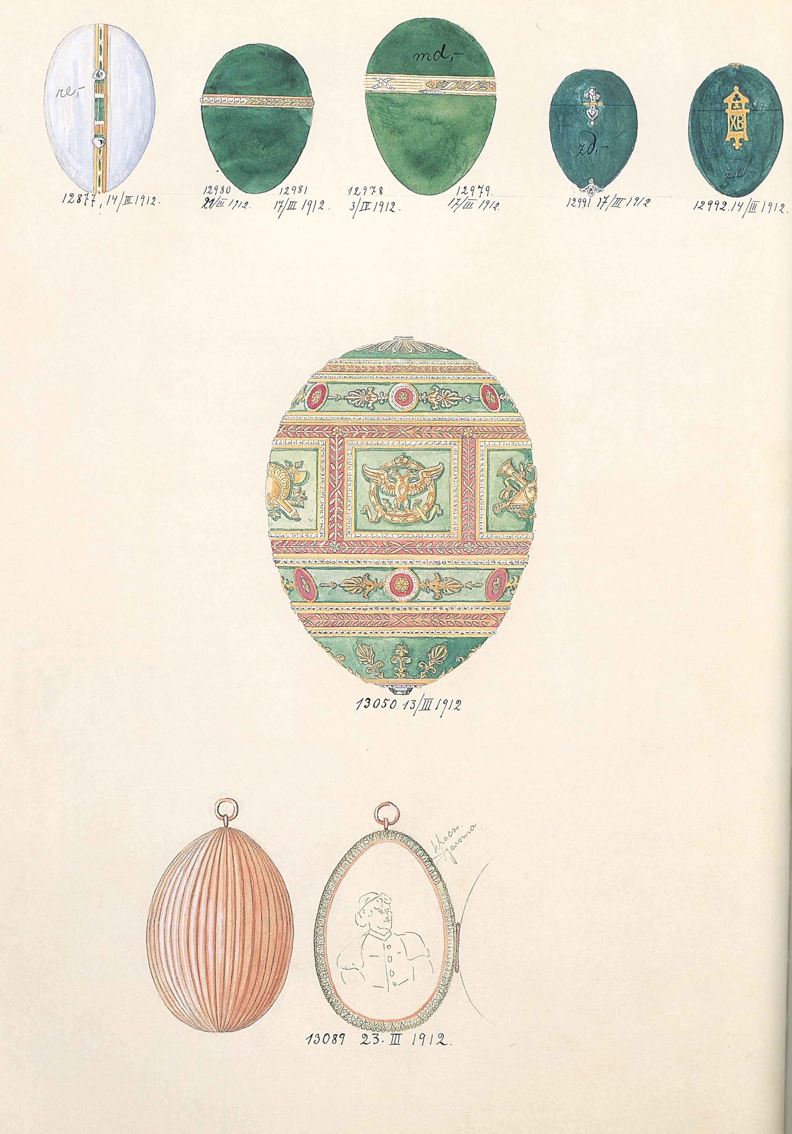Women's or Men's Golden Years of Faberge: Drawings and Objects from the Wigstrom Workshop (Book) For Sale