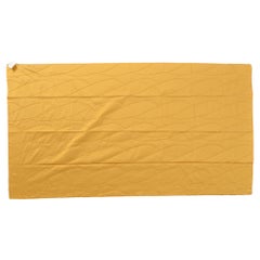 Jaune d'or Silk Remnant Textile Fabric Mulberry
