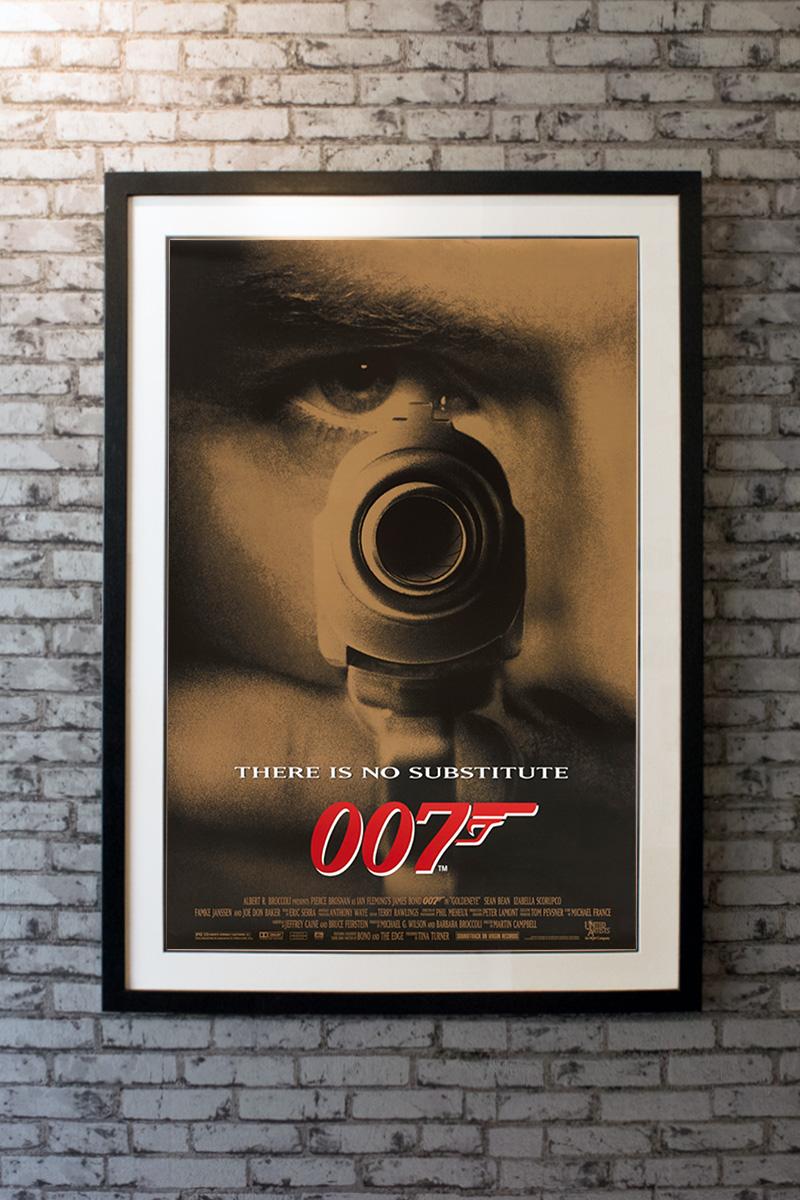 James Bond teams up with the lone survivor of a destroyed Russian research center to stop the hijacking of a nuclear space weapon by a fellow agent formerly believed to be dead.

Linen-backing:
£150

Framing options:
Glass and single mount