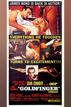 Goldfinger '1964', Poster