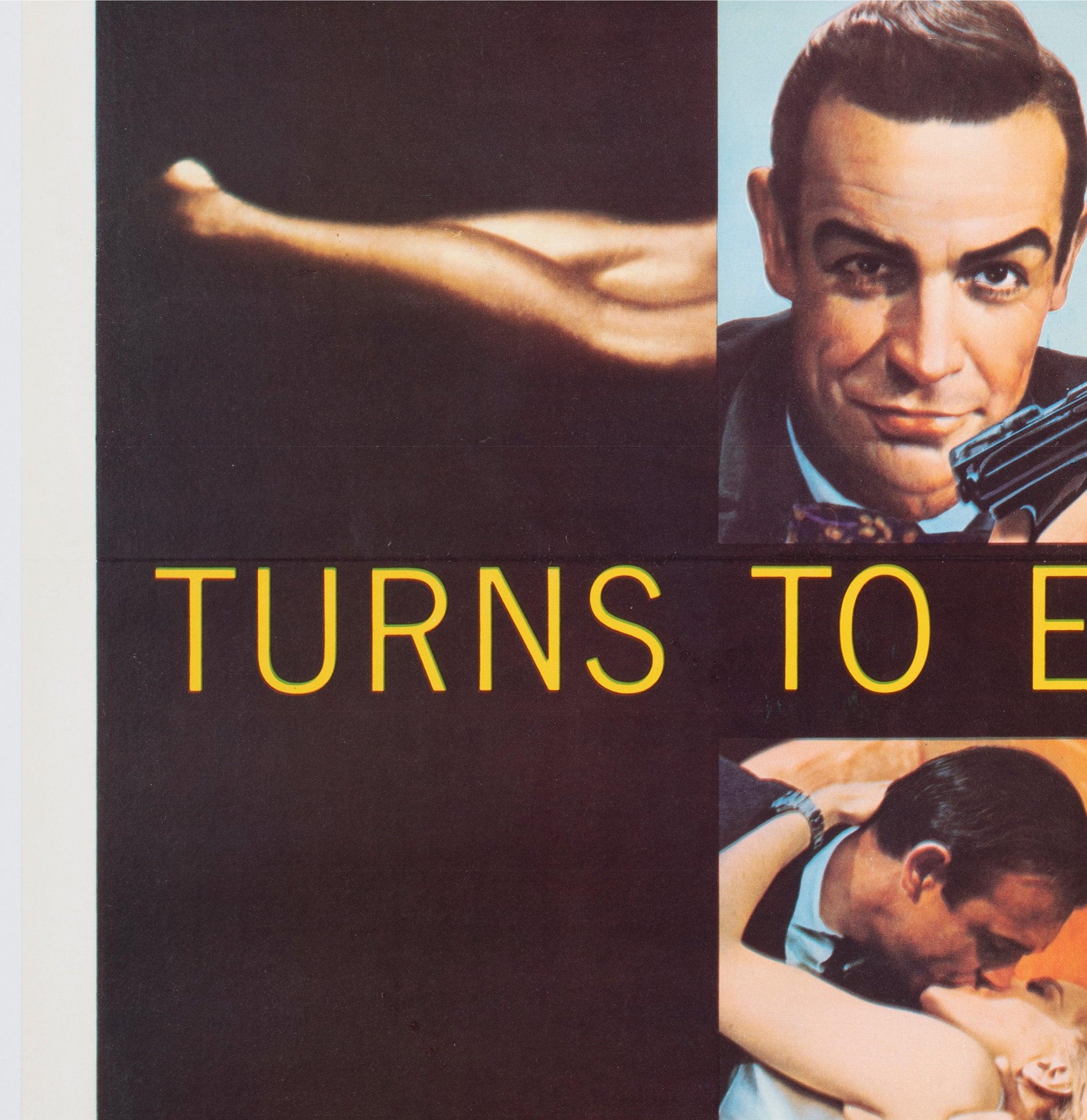 XX secolo Goldfinger 1964 US 1 Foglio Poster Cinematografico in vendita