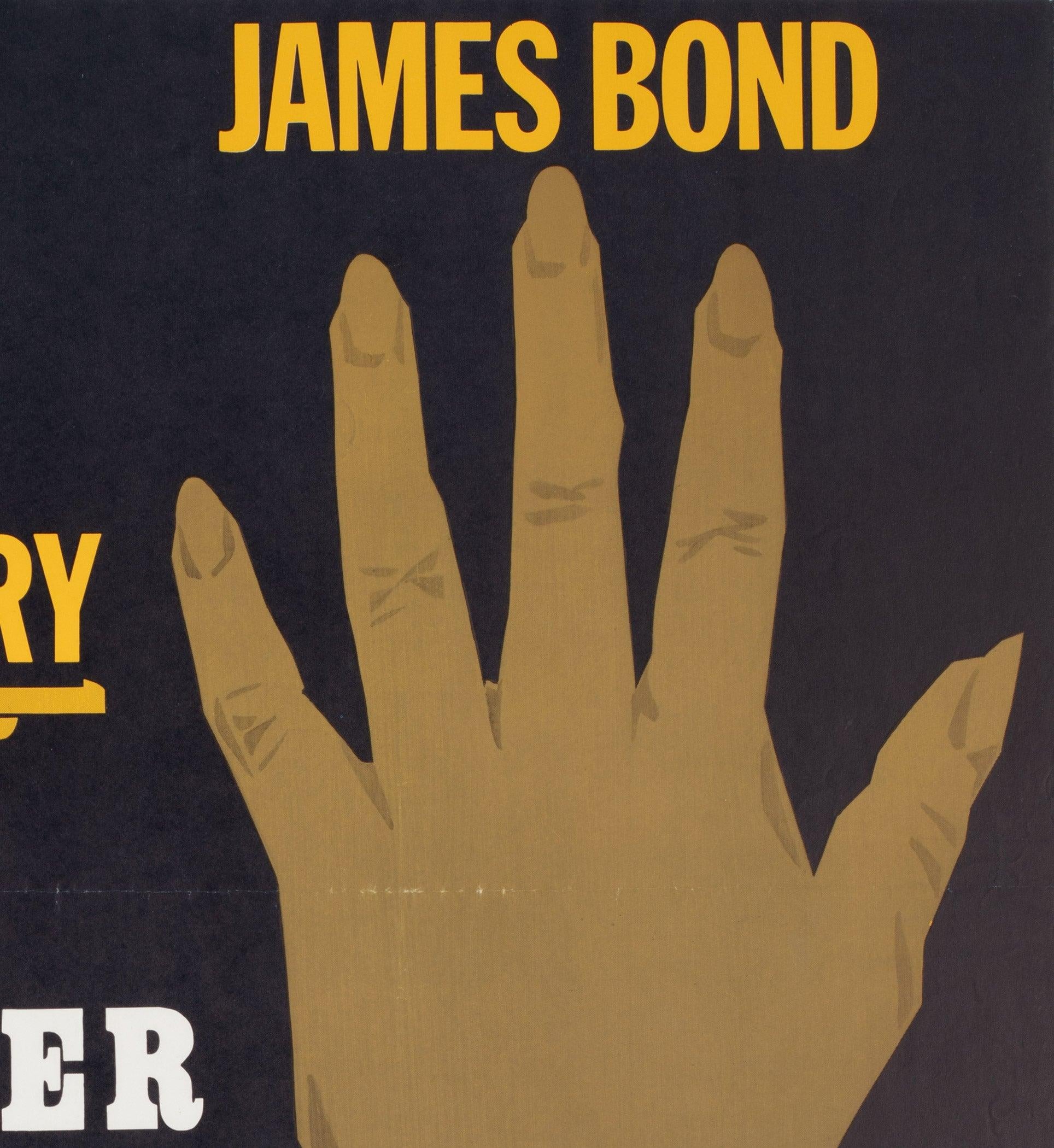 Goldfinger 1965 Schwedisches Filmplakat, Aberg (20. Jahrhundert) im Angebot