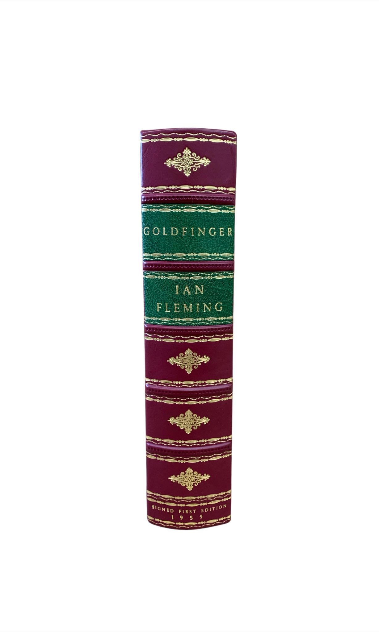 Goldfinger, Signed by Ian Fleming, First American Edition, First Printing, 1959 In Excellent Condition In Colorado Springs, CO