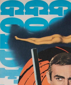 "Goldfinger", R1971 Japanese B2 Film Poster Movie, James Bond