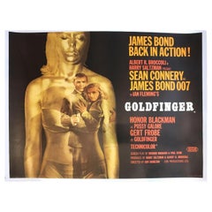 Affiche Goldfinger, non encadrée, 1964