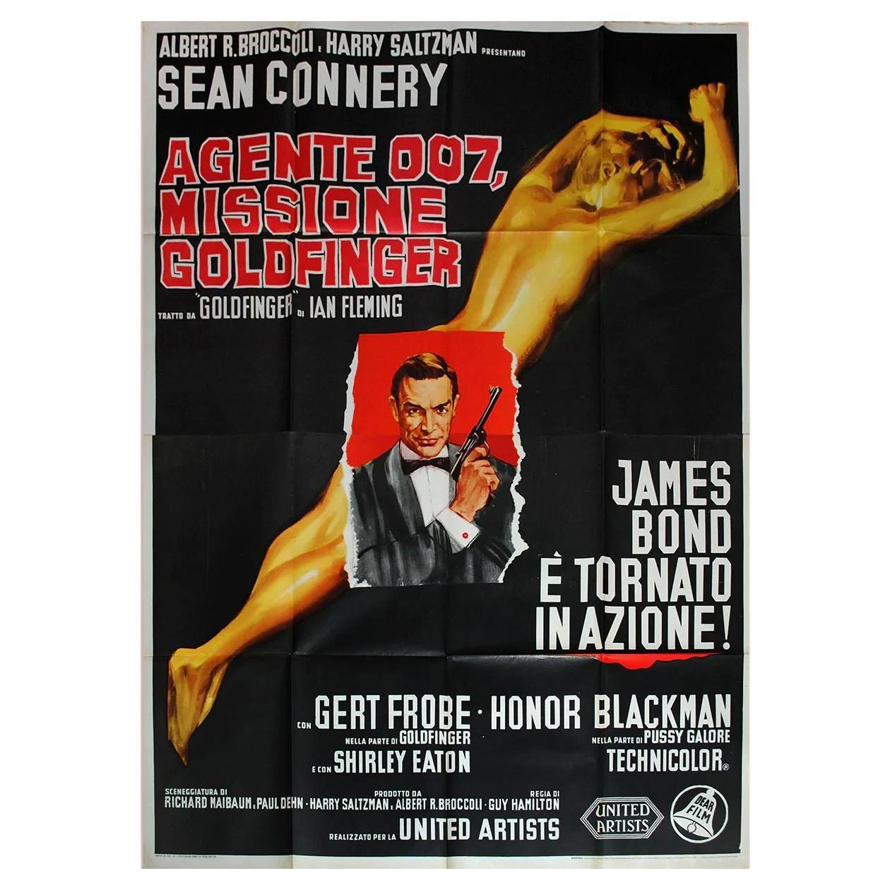 Goldfinger, Unframed Poster, 1964 For Sale