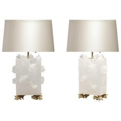 Goldfishes Rock Crystal Lamp by Phoenix
