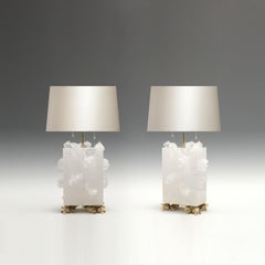 Goldfishes Rock Crystal Lamp by Phoenix