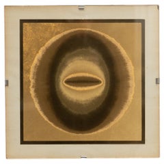 Goldgraphic Metal Wall Art in the Style of “Vasarely”