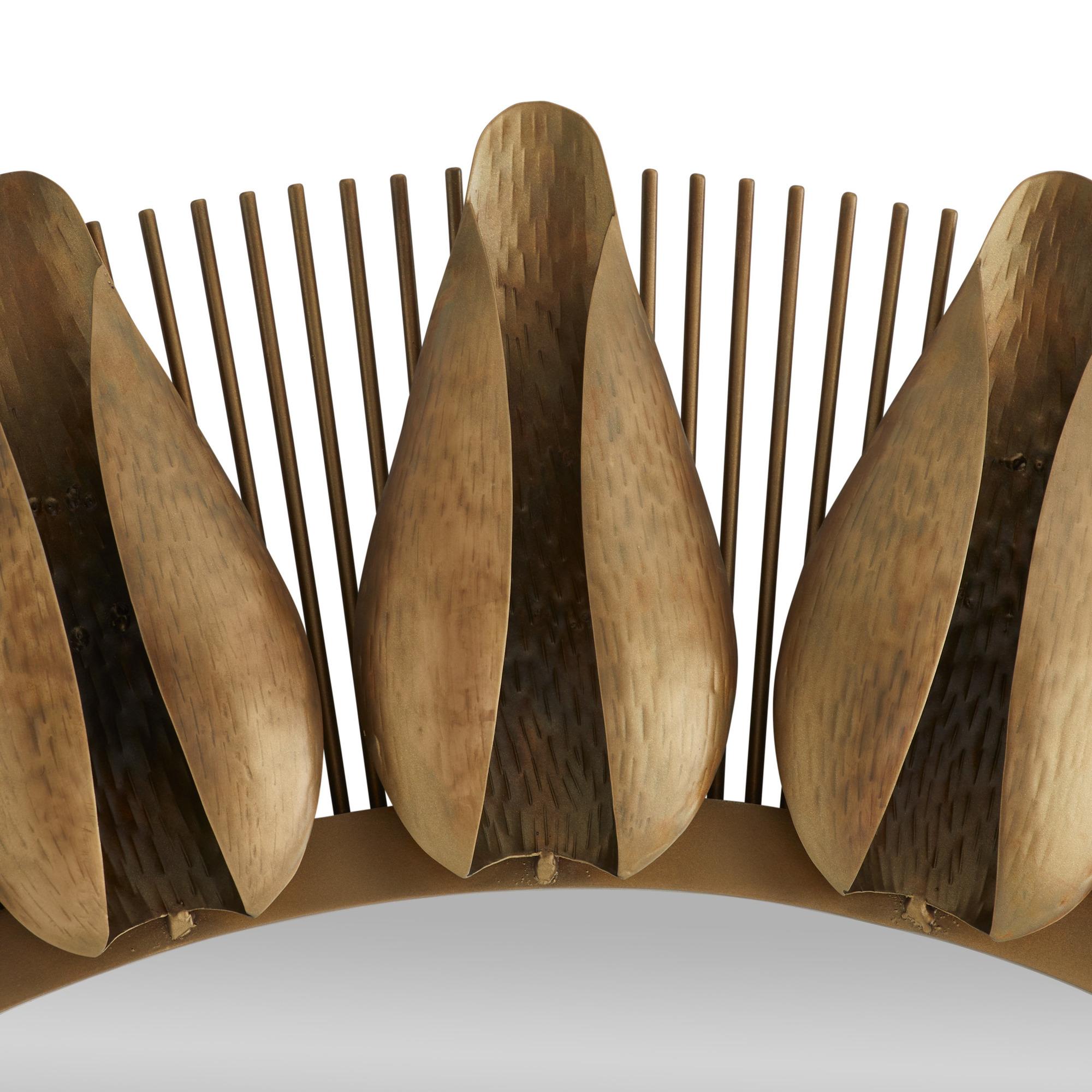 Espejo Goldie WMI70 - Latón Antiguo, Hierro en venta 2