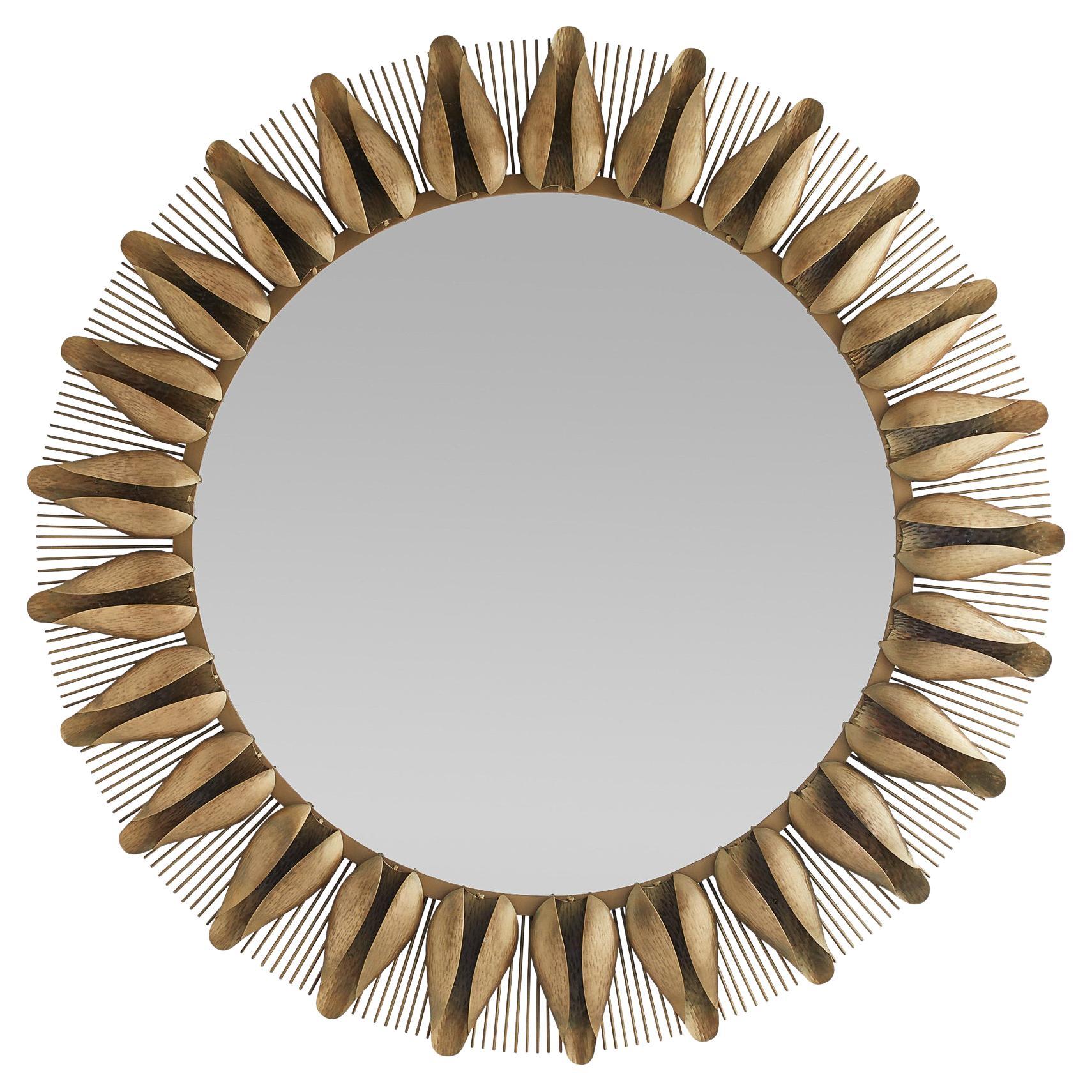 Espejo Goldie WMI70 - Latón Antiguo, Hierro en venta