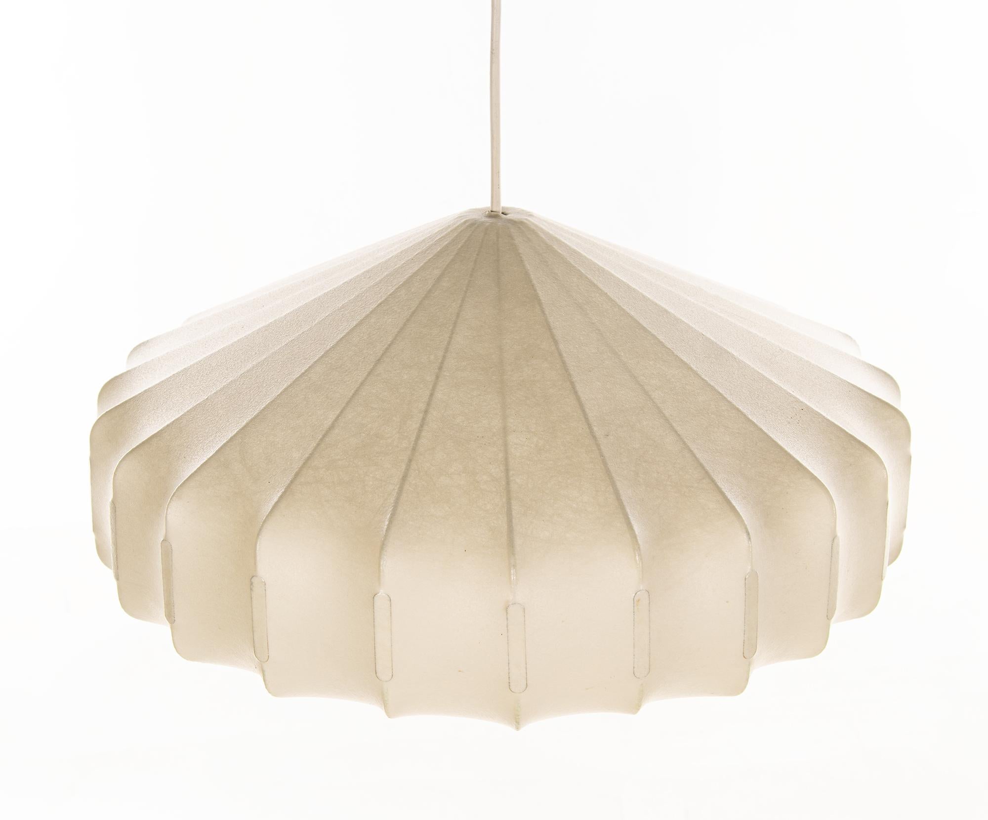 Mid-Century Modern Goldkant Cocoon Pendant Lamp by Friedel Wauer, Germany, 1960s For Sale