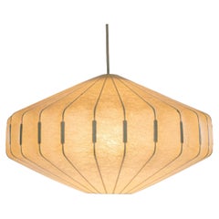 Lampada a sospensione Goldkant Cocoon di Friedel Wauer, Germania, anni '60