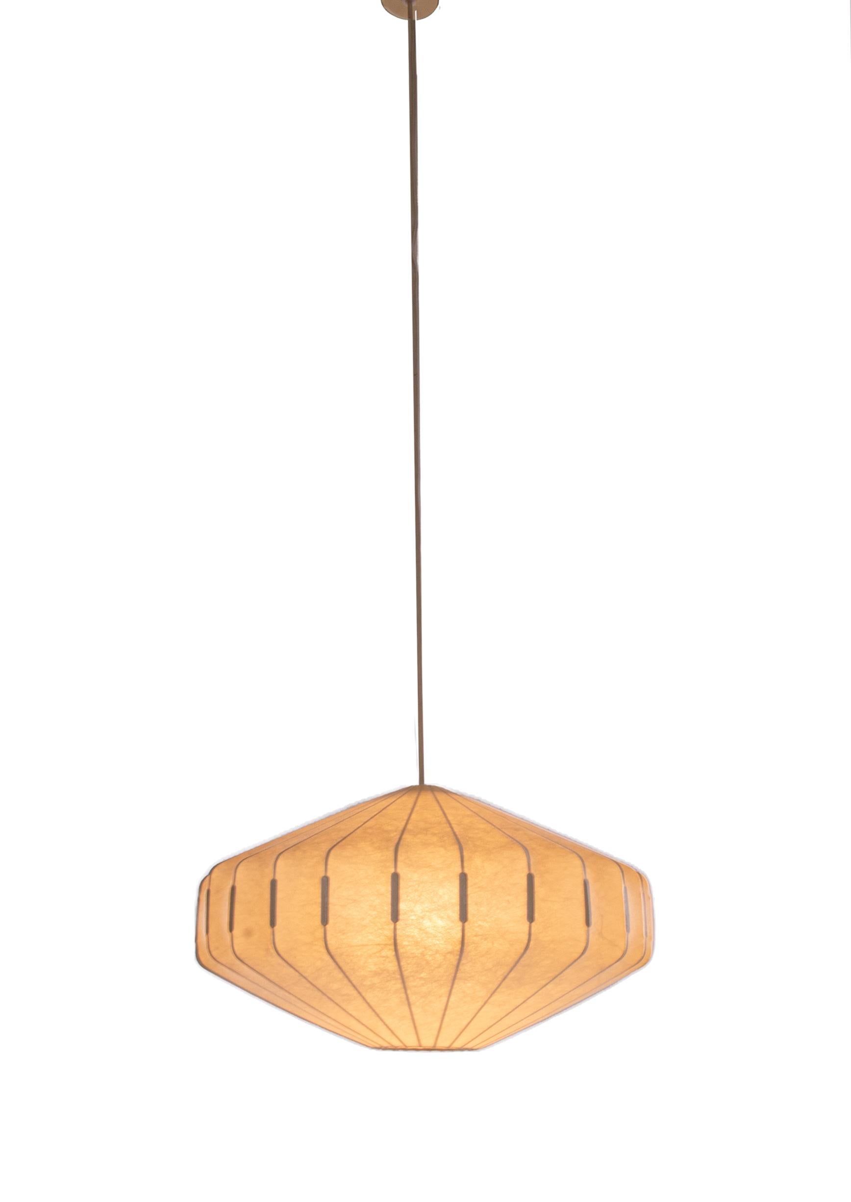 Goldkant Cocoon Pendant Lamp by Friedel Wauer, Germany, 1960s For Sale 2