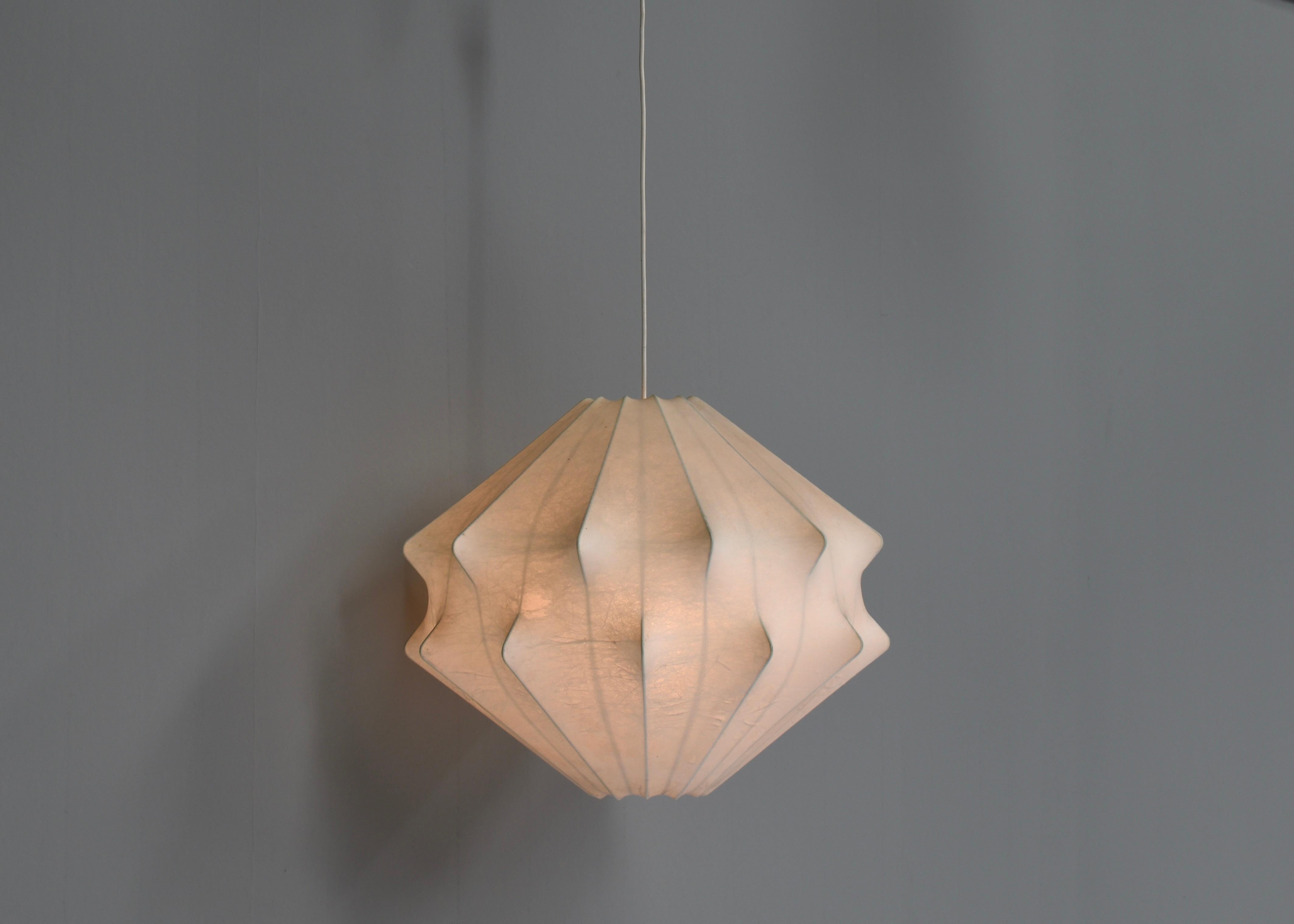 Mid-Century Modern Goldkant Cocoon Pendant Lamp by Friedel Wauer, Germany, circa 1960