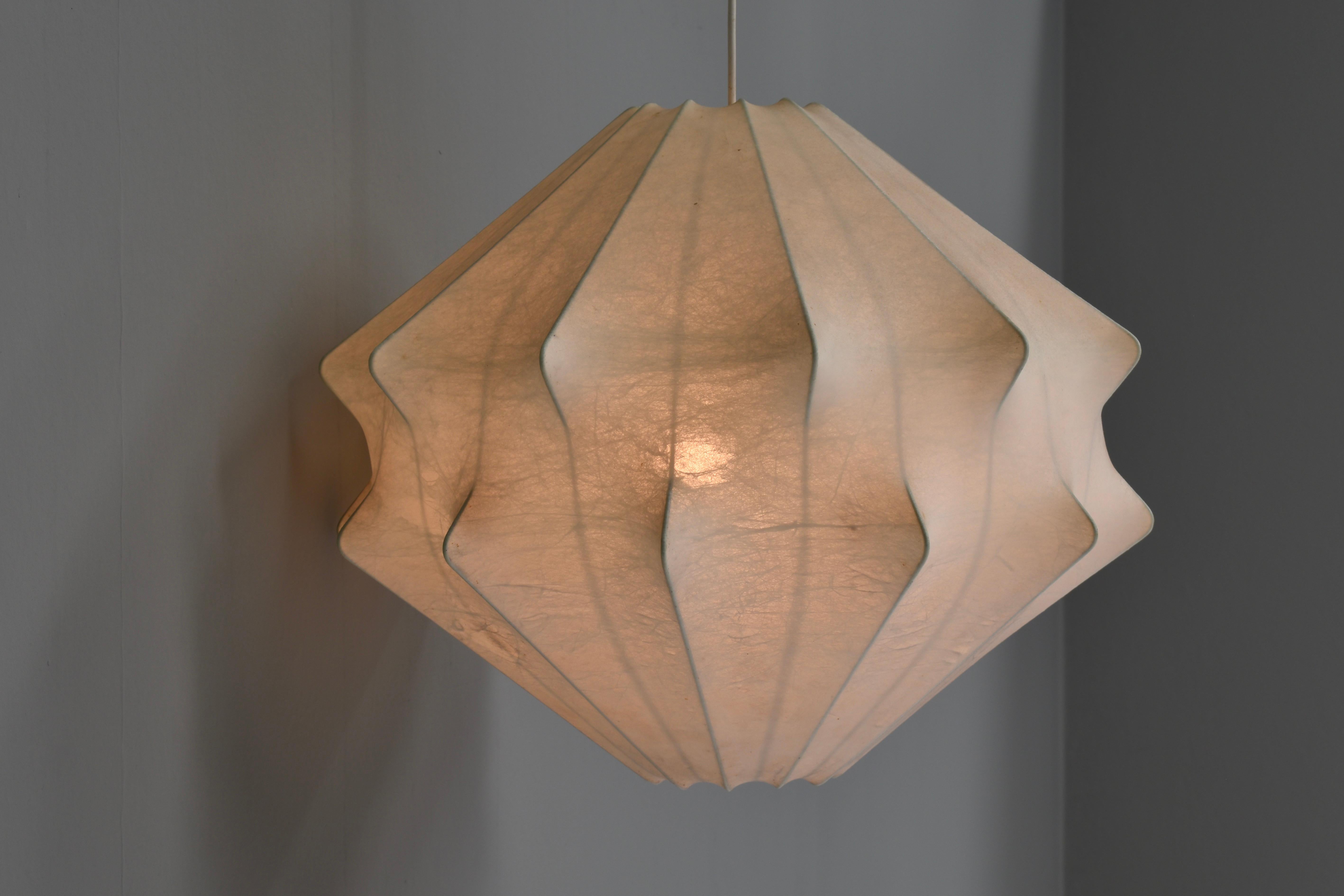 Goldkant Cocoon Pendant Lamp by Friedel Wauer, Germany, circa 1960 In Good Condition In Pijnacker, Zuid-Holland