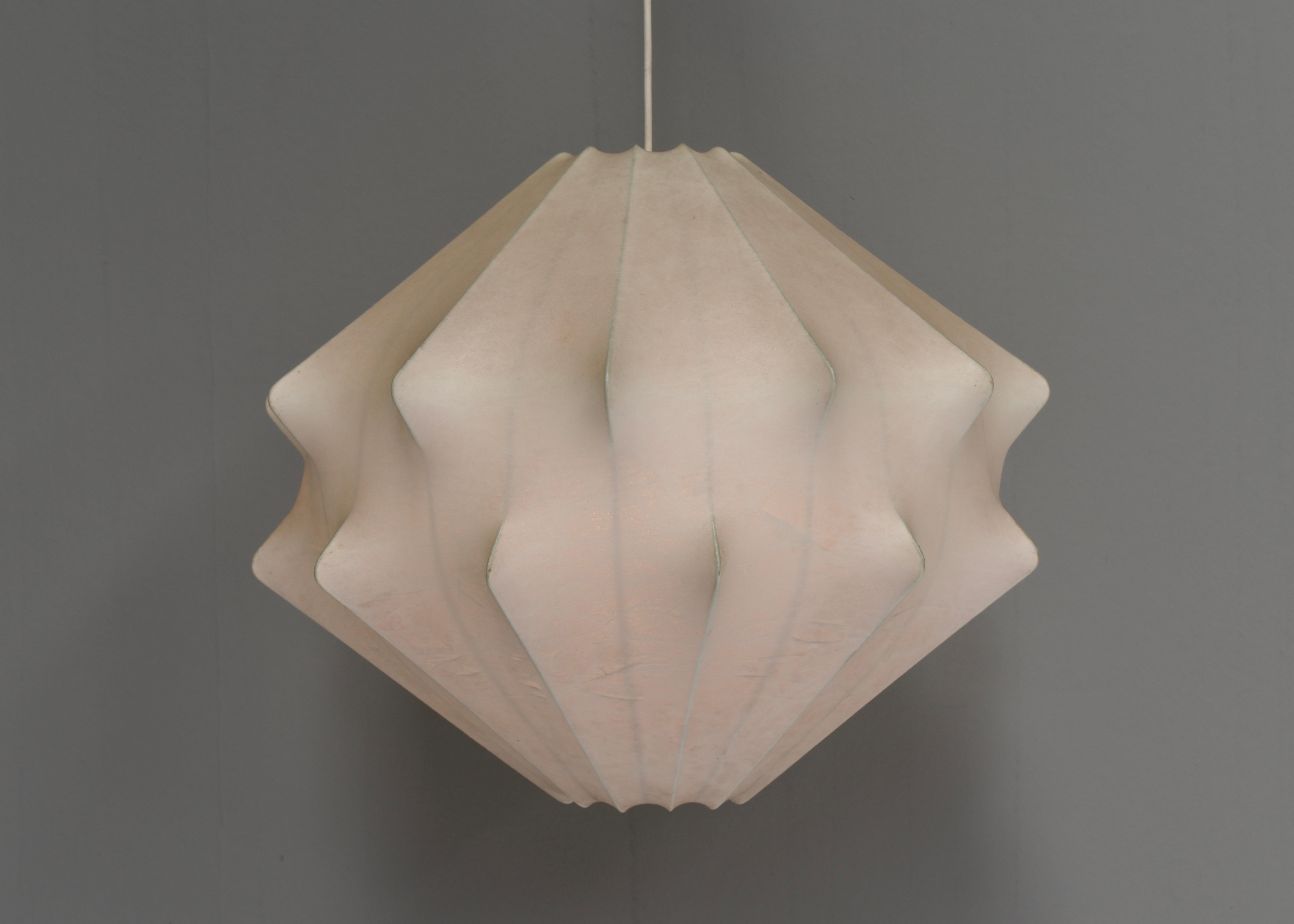 Metal Goldkant Cocoon Pendant Lamp by Friedel Wauer, Germany, circa 1960