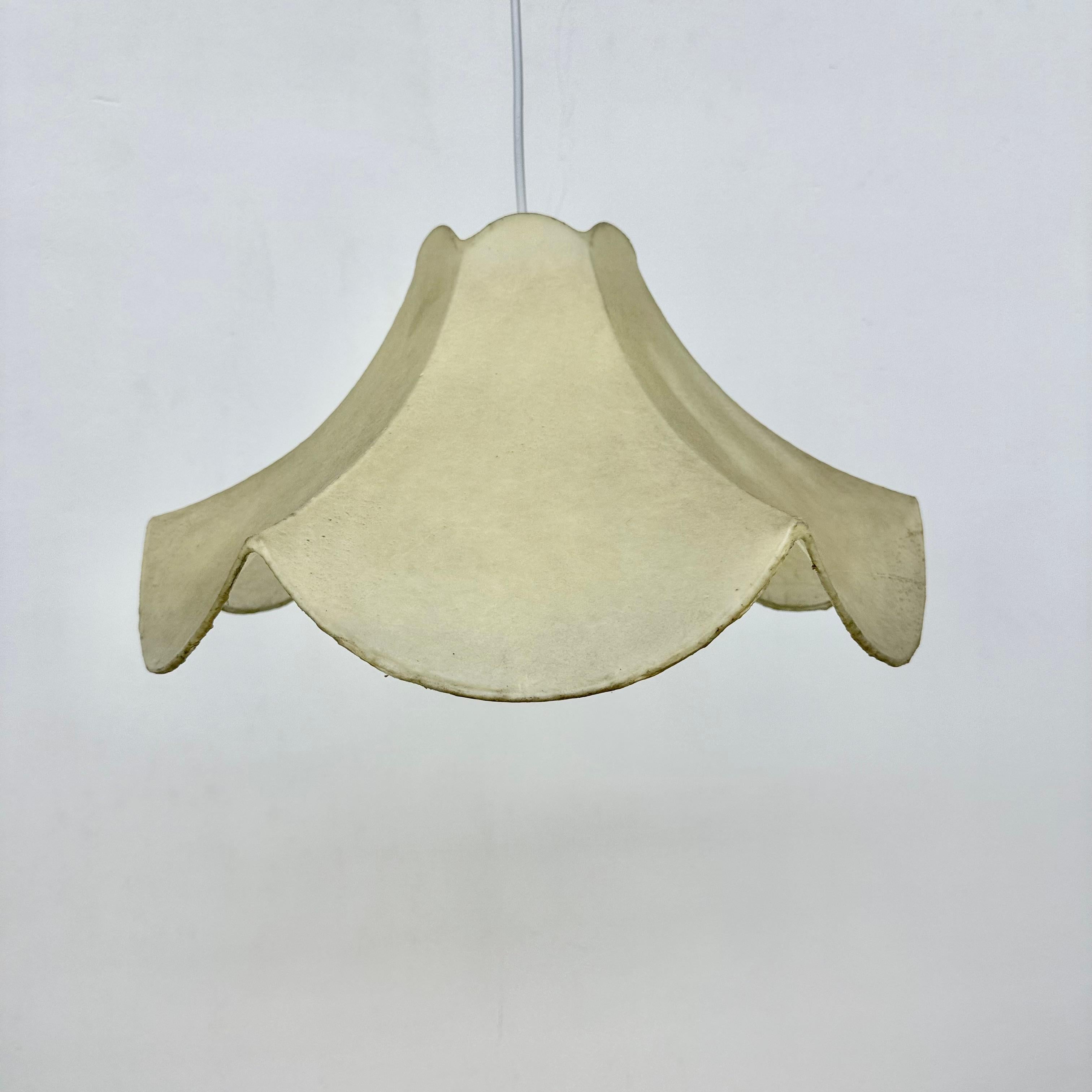 Mid-Century Modern Goldkant Leuchten cocoon hanging lamp , 1970s For Sale