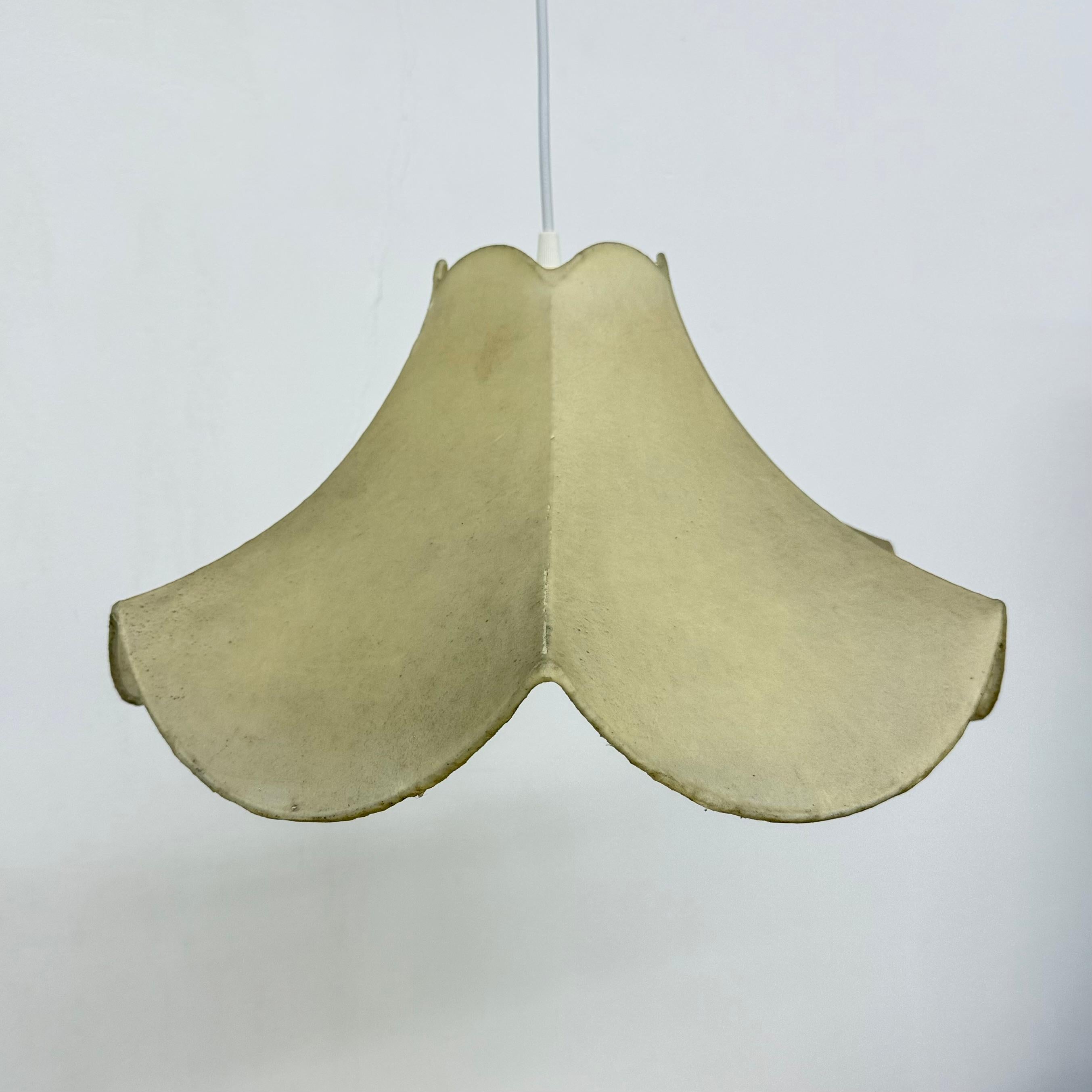 Late 20th Century Goldkant Leuchten cocoon hanging lamp , 1970s For Sale