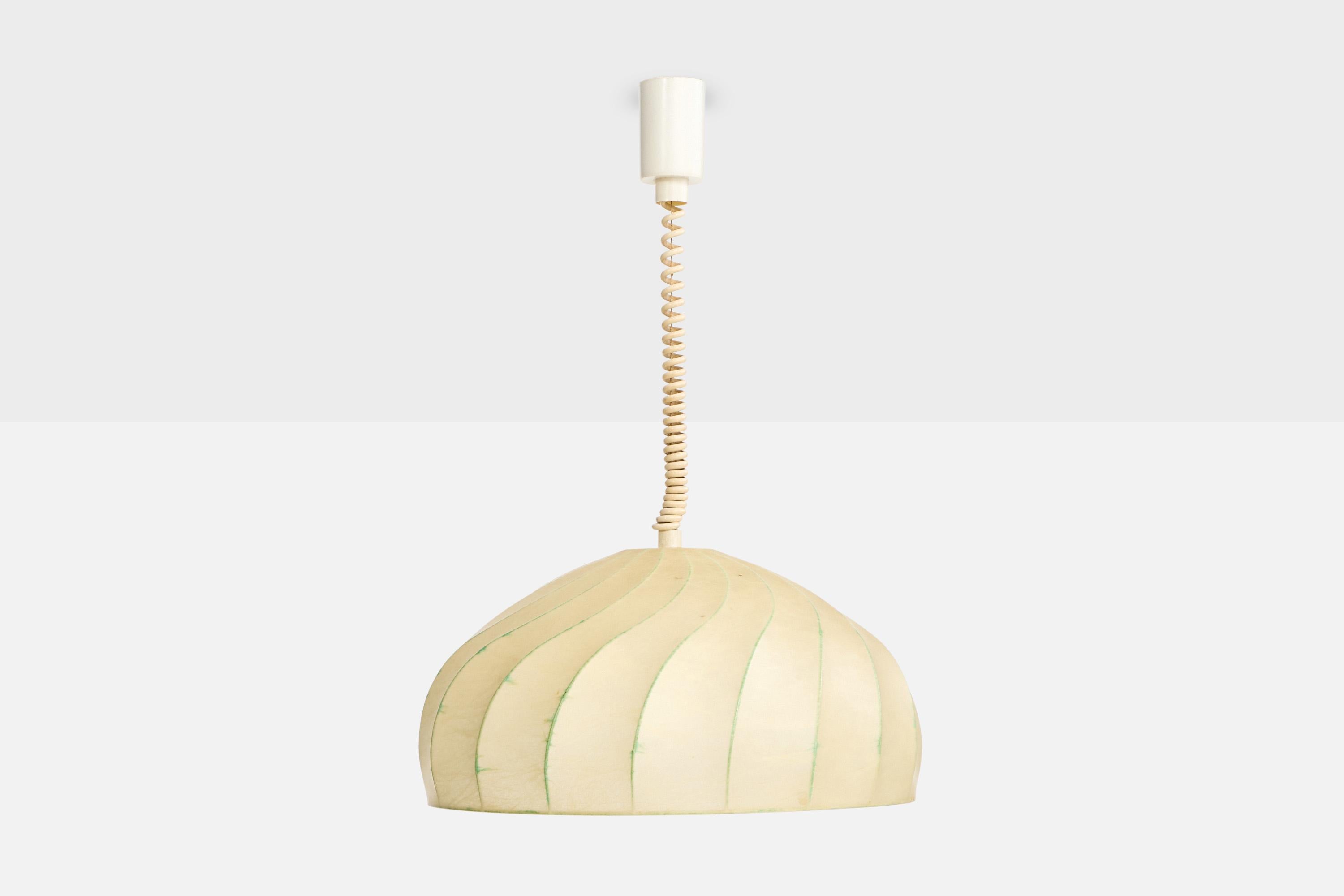 Mid-Century moderno Goldkant, lampada a sospensione, resina, Germania, anni '60 in vendita