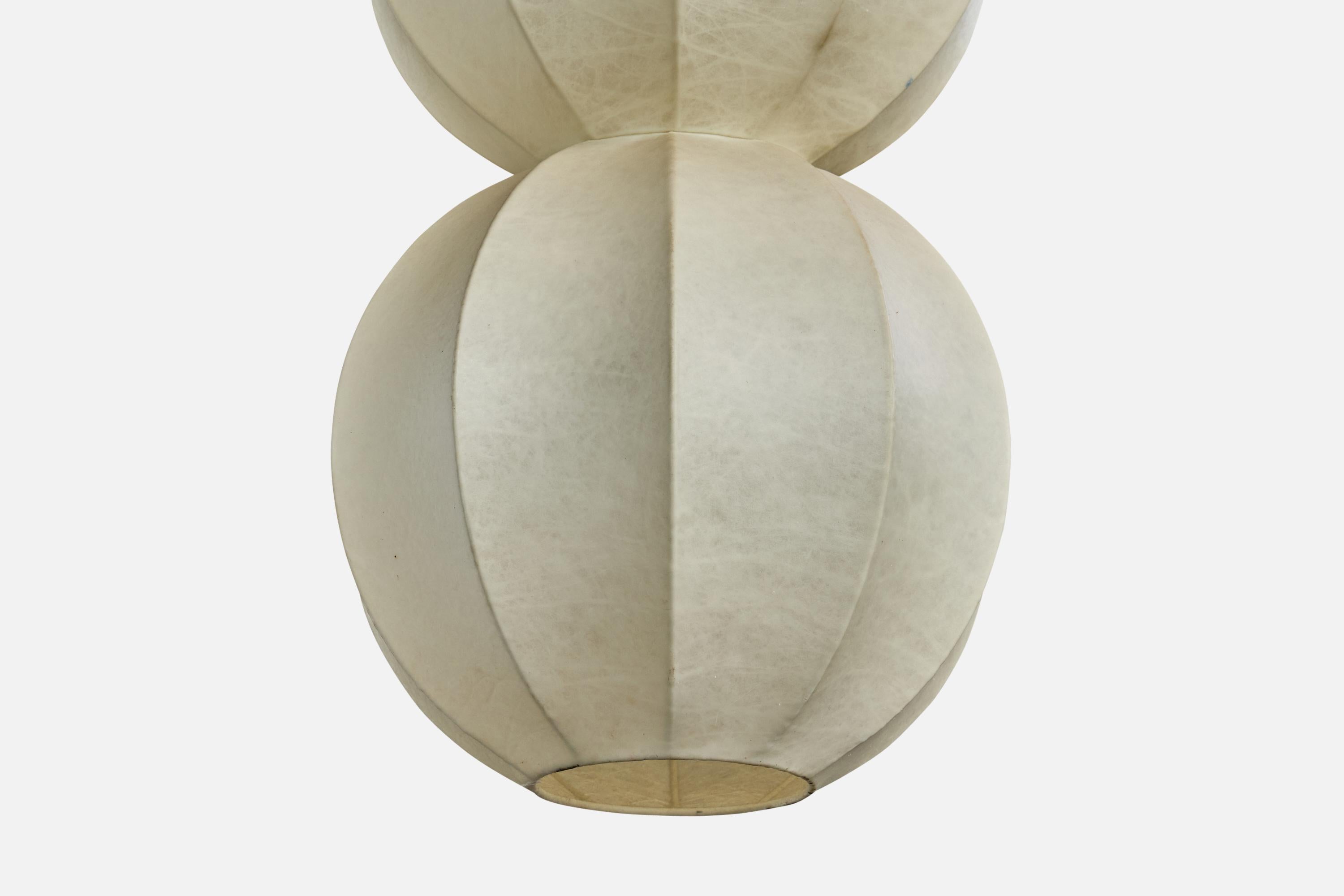 Tedesco Goldkant, lampada a sospensione, resina, Germania, anni '60 in vendita