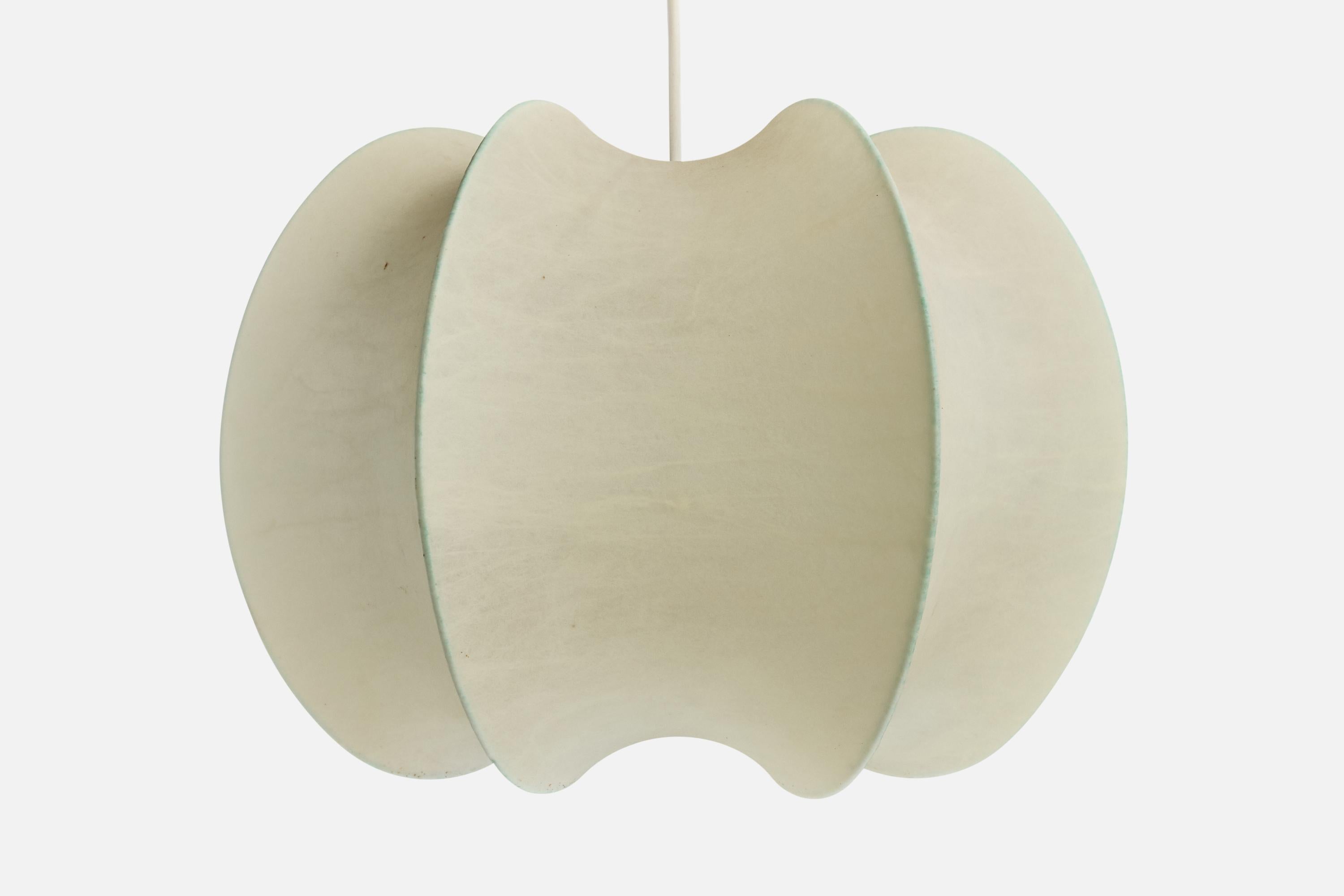 Goldkant, lampada a sospensione, resina, Germania, anni '60 In condizioni buone in vendita a High Point, NC