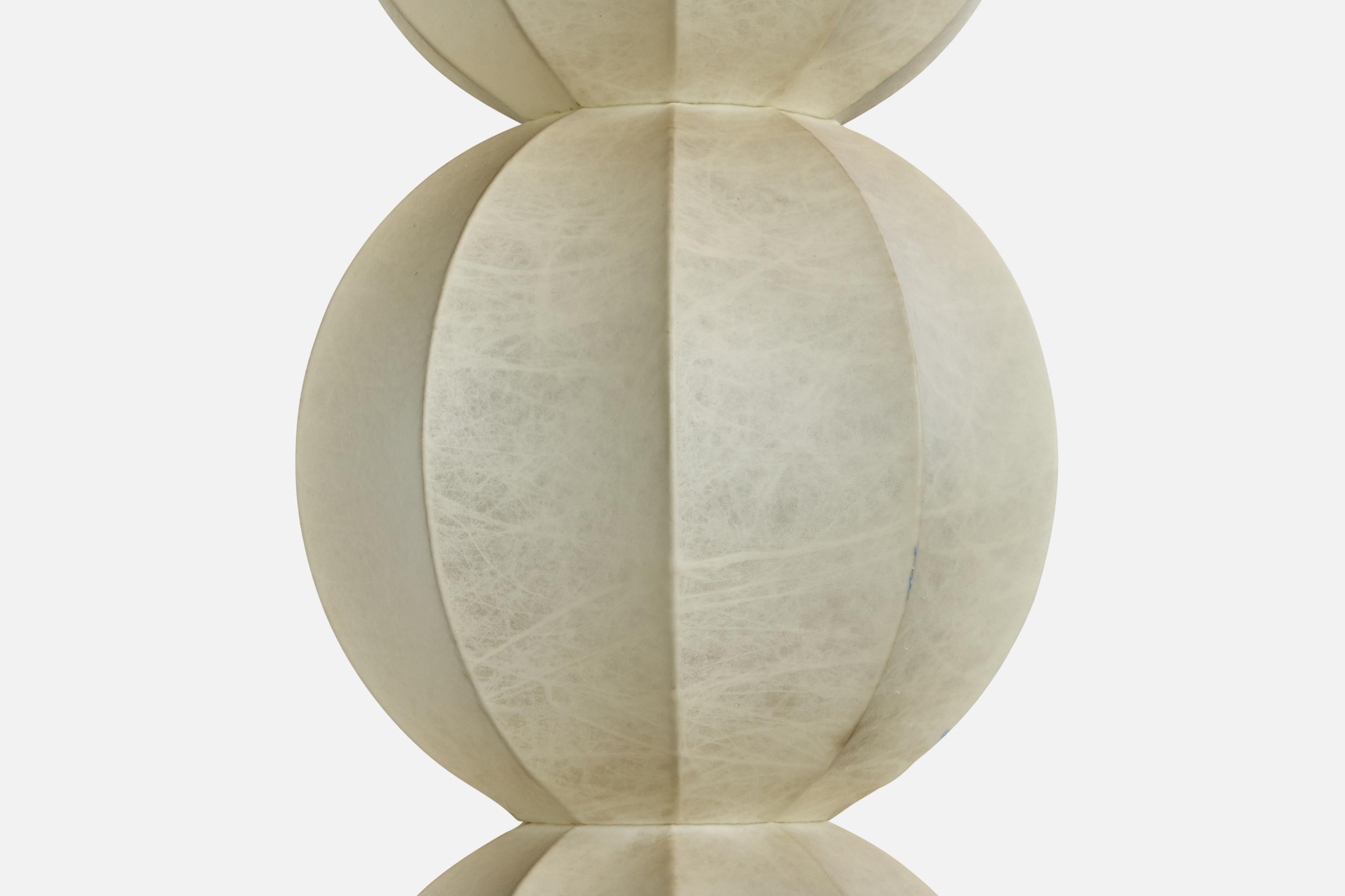 Metà XX secolo Goldkant, lampada a sospensione, resina, Germania, anni '60 in vendita