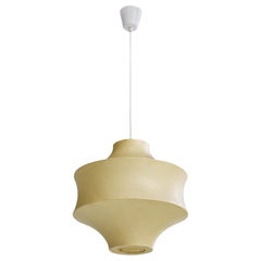 Lampe à suspension Goldkant, résine, Allemagne, années 1960