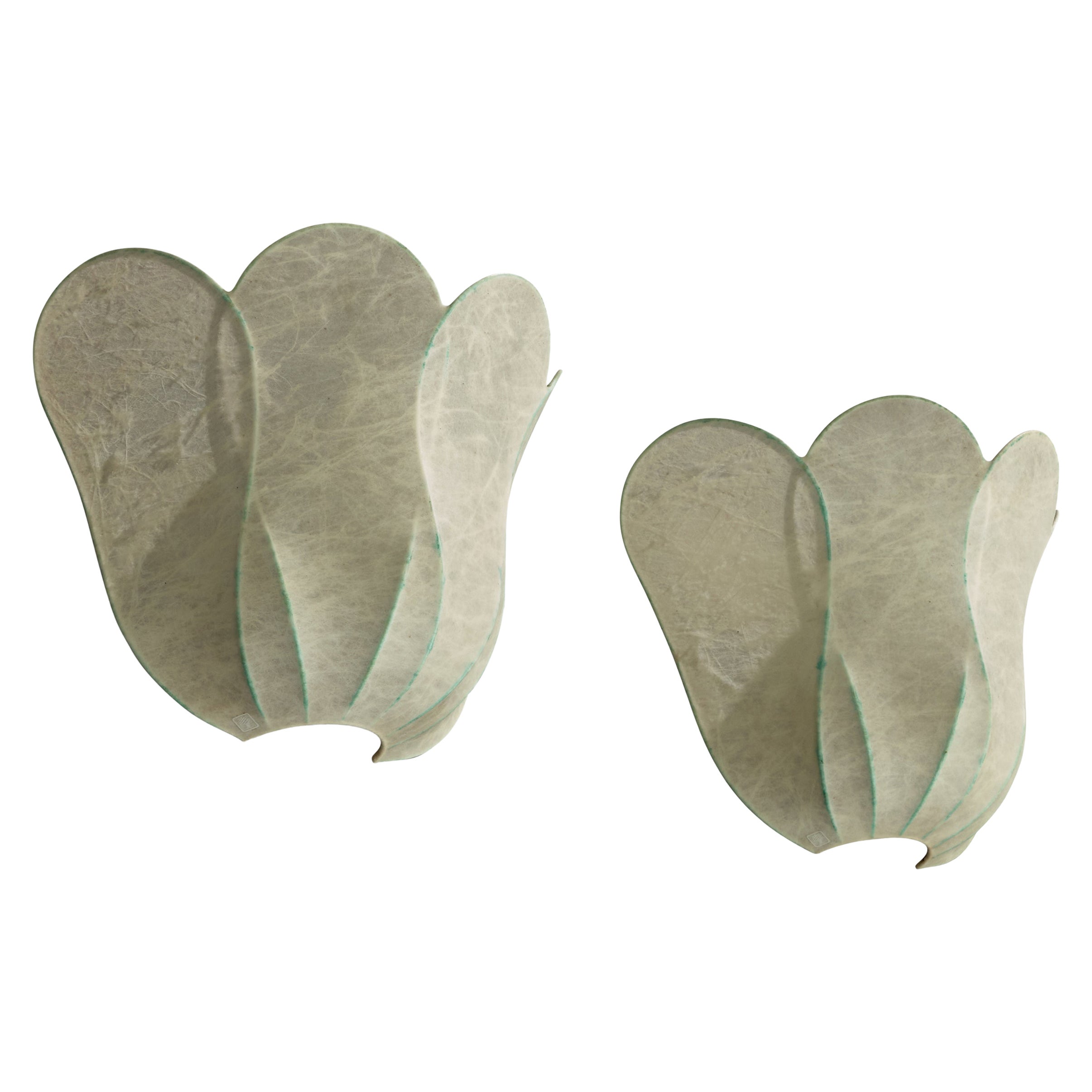 Goldkant, Sconce Covers, Resin, Germany, 1970s