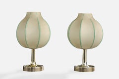 Goldkant, Table Lamps, Resin, Metal, Germany, 1970s