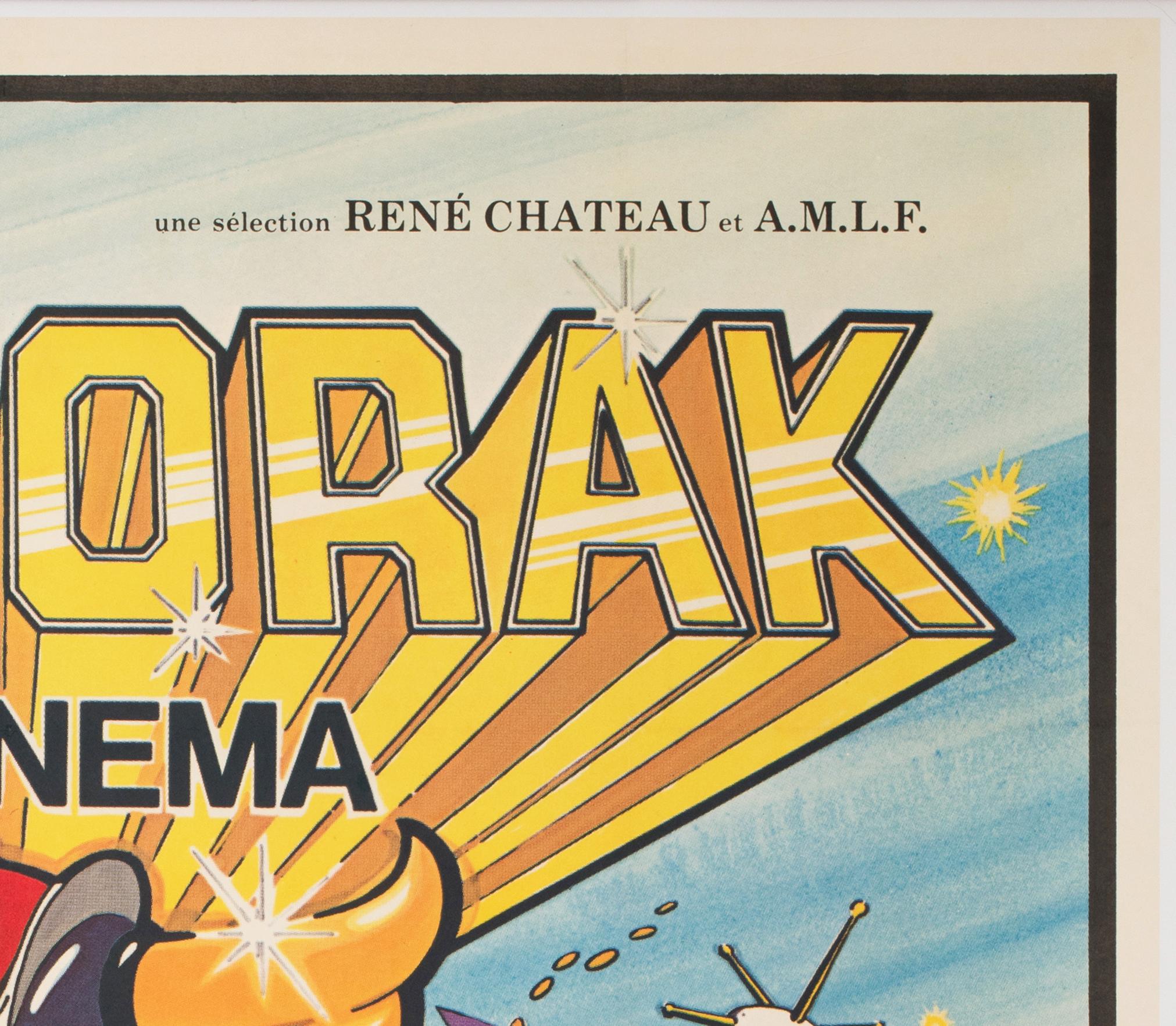 20ième siècle Affiche du Grand Film Français Goldorak 1979, Covillaut en vente
