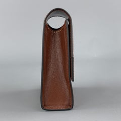 GOLDPFEIL Tan Brown Leather Magnetic Flap Case