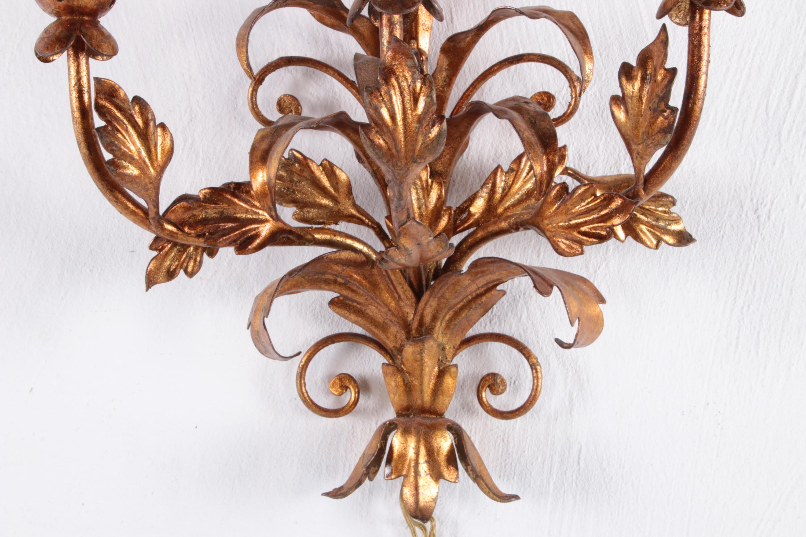 Goldplate Wall Lamp from Hans Kögl Germay 1960 For Sale 5