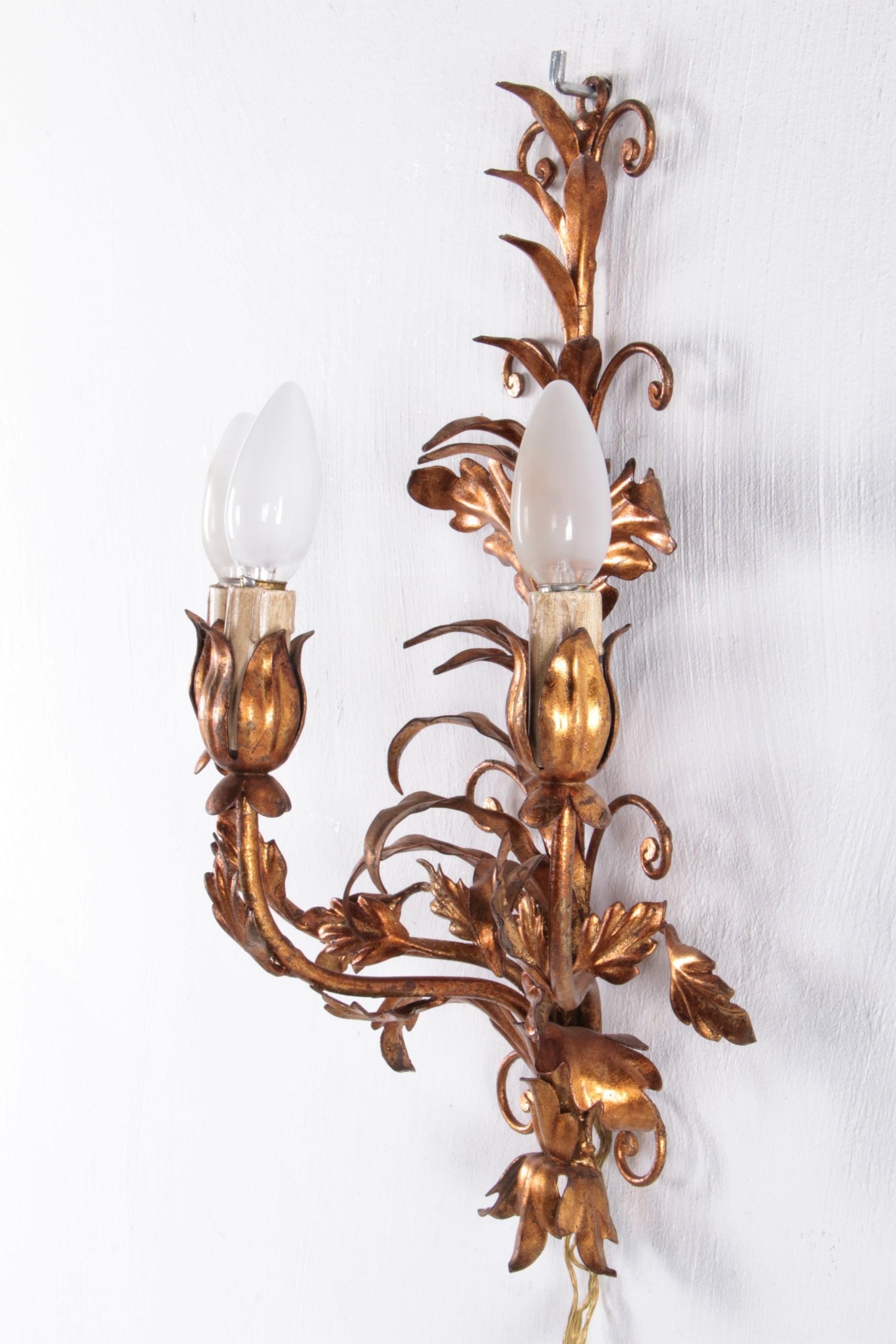 Goldplate Wall Lamp from Hans Kögl Germay 1960 For Sale 6