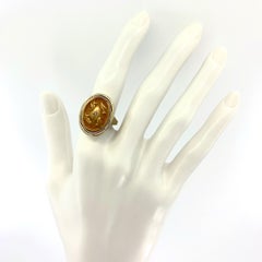 "Goldplay" Assembled Gold Signet Ring of Mixed Vintages, Karatages and Colors